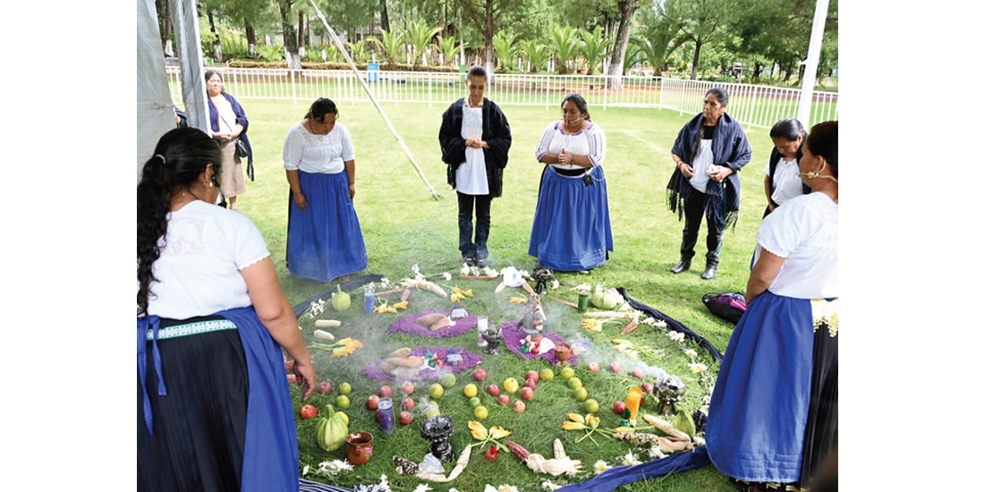 LA PRESIDENTA, ayer, en Michoacán
