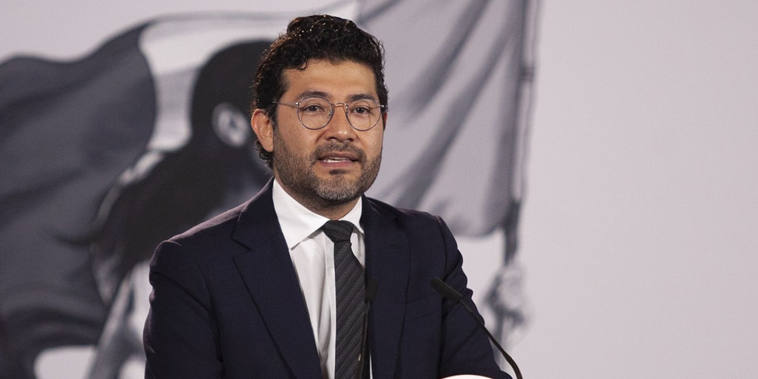 EL SECRETARIO del Trabajo y Previsión
Social, Marath Baruch Bolaños López