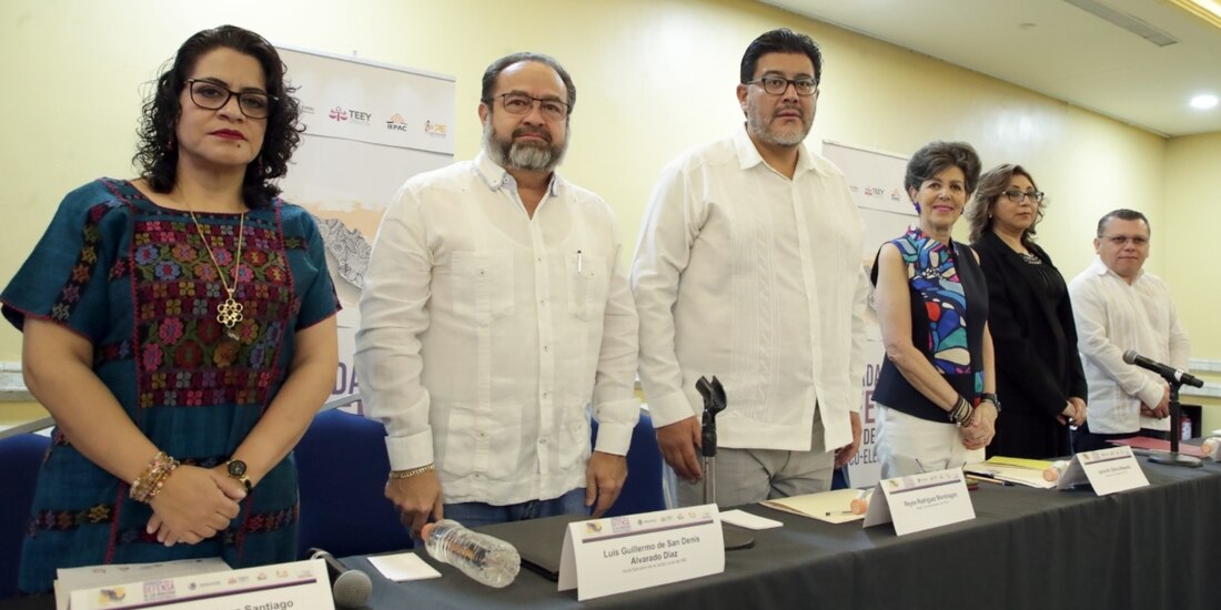 Jornada por la defensa de los derechos político - electorales en Mérida, Yucatán