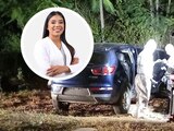 El cuerpo de Briggite García fue encontrado junto a su colaborador en una camioneta azul.