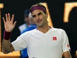 Roger Federer después de un partido en el Abierto de Australia del 2020.