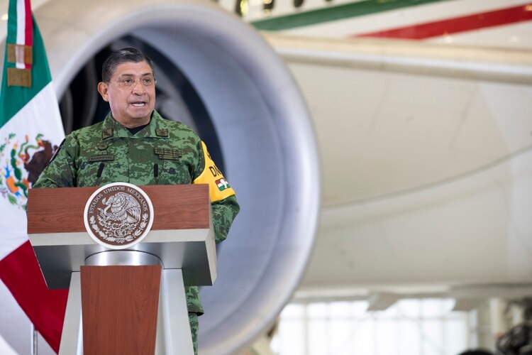 El secretario de la Defensa Nacional (Sedena), Luis Crescencio Sandoval, el 27 de julio de 2020.