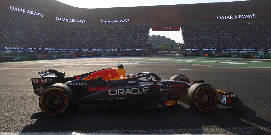 Un Red Bull durante el Gran Premio de México de F1 2025