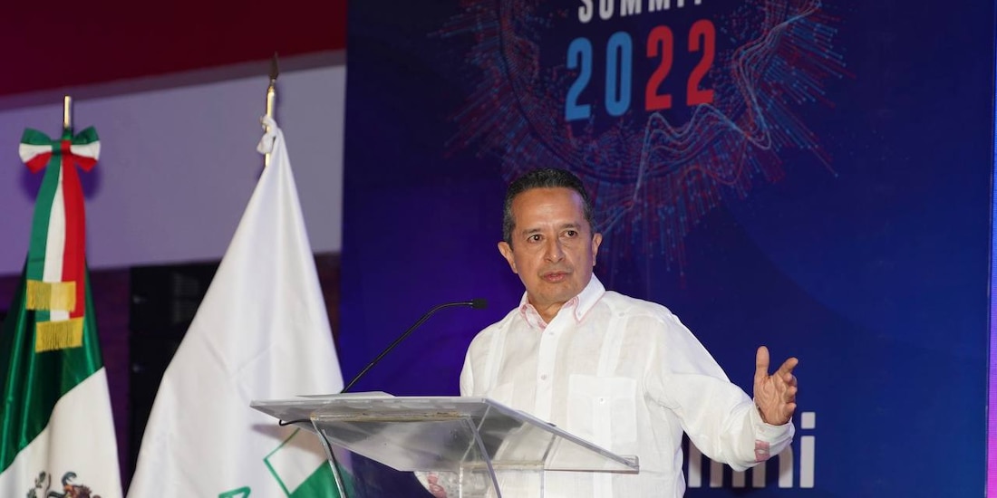 El gobernador de Quintana Roo, Carlos Joaquín, inaugura Expo Inmobiliaria Quintana Roo "Cancún Investment Summit 2022",