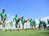 Jugadores de la Selección Mexicana entrenan previo al debut en la Copa Oro
