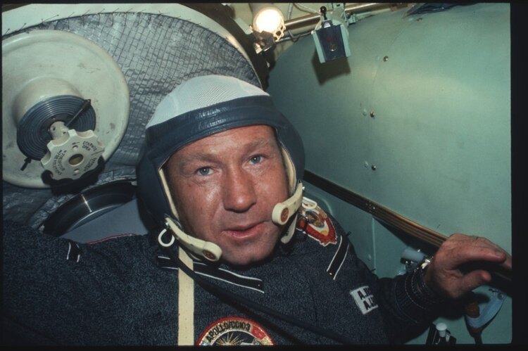 El astronauta ruso Alexei Leonov.