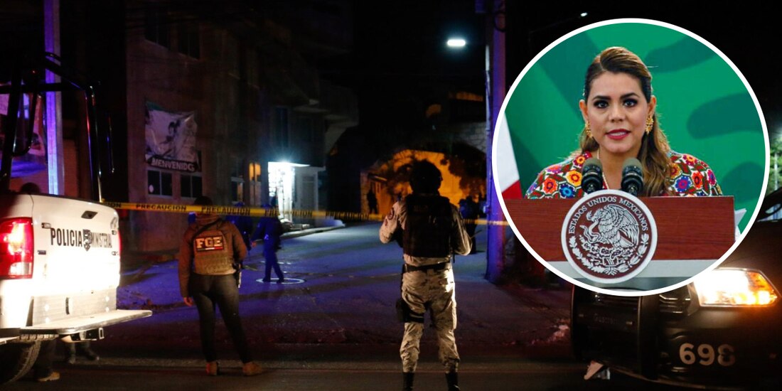 La gobernadora condenó los hechos ocurridos en Chilpancingo.