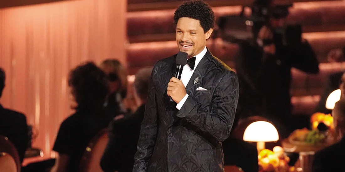 El presentador Trevor Noah, durante los Premios Grammy, el 1 de febrero.