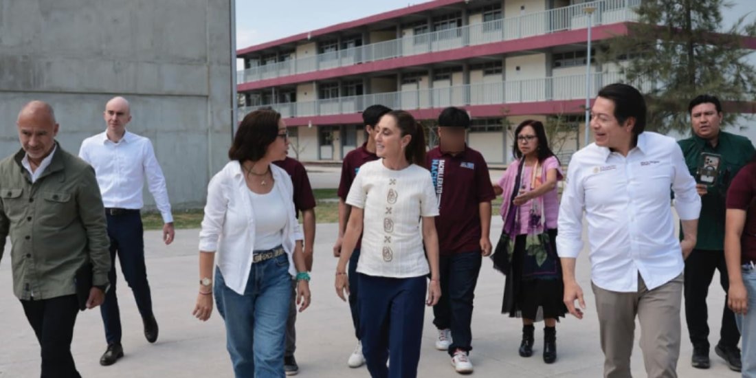 Claudia Sheinbaum inaugura nuevo Bachillerato Nacional plantel El Salto en Jalisco.