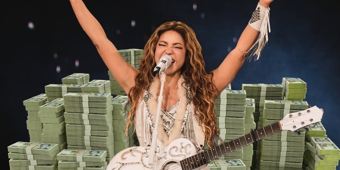 Shakira en el Zócalo