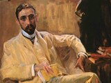 Joaquín Sorolla, Retrato de Juan Ramón Jiménez, detalle, 1903.