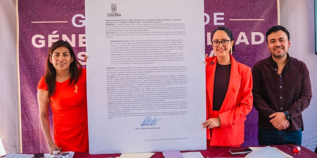 Gaby Osorio anuncia la rehabilitación del Centro ‘Justa Hernández Farfán’ en Tlalpan.