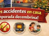 Accidentes domésticos repuntan en diciembre; autoridades llaman a prevenirlos