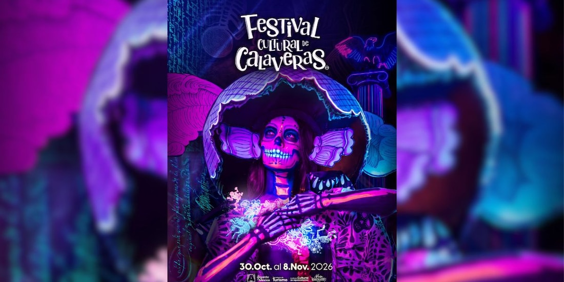 Todo listo para el tradicional Desfile de Calaveras en el centro histórico.