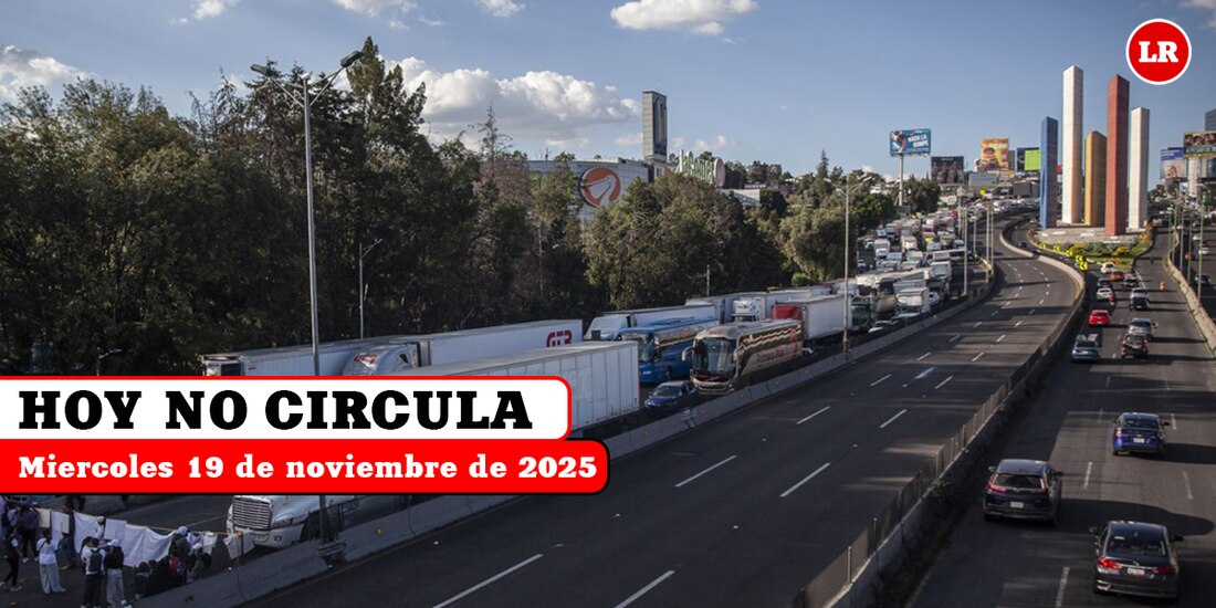 Hoy No Circula aplica este miércoles 19 de noviembre en la ZMVM.
