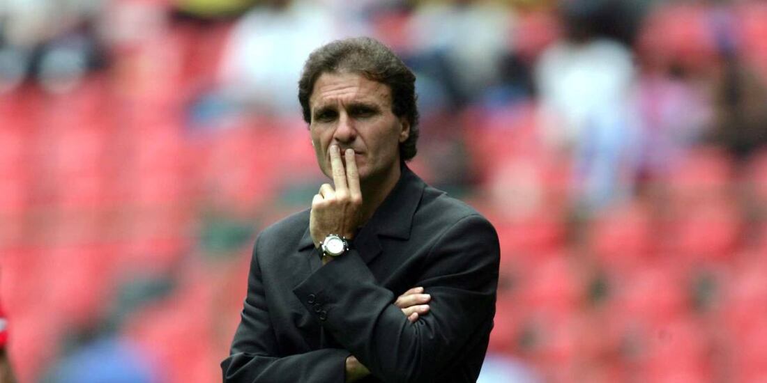 Ruggeri en su etapa como director técnico del América, en 2004.