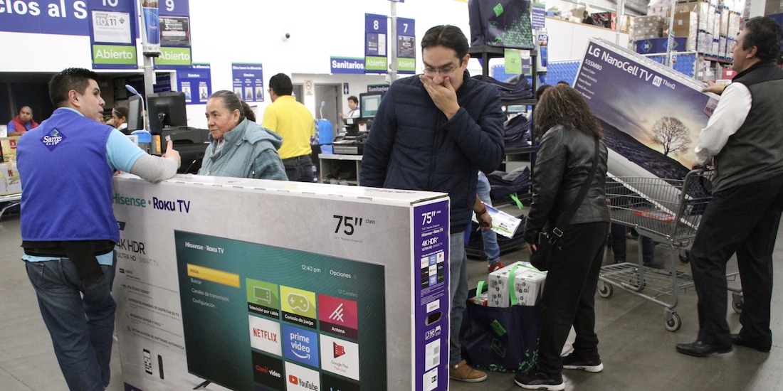 61 por ciento de los compradores fueron personas del género masculino.