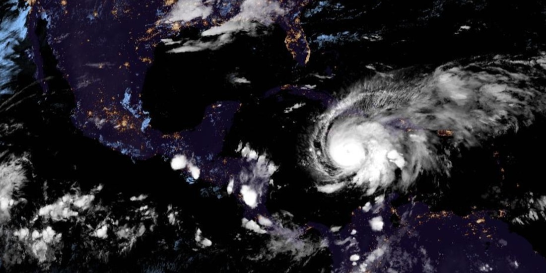 Así avanza el huracán "Melissa" sobre el océano Atlántico.