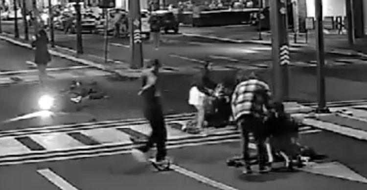 Accidente de Danna Paola en moto