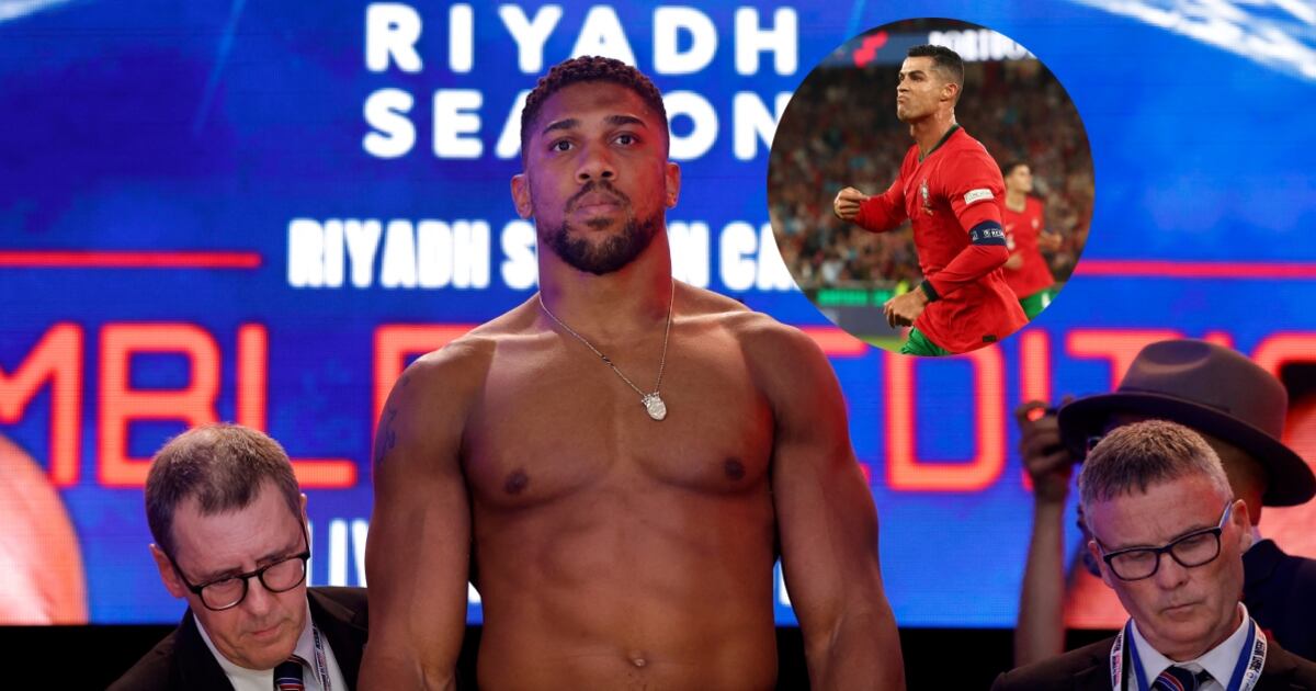 Anthony Joshua comparte el invaluable consejo que le dio Cristiano ...
