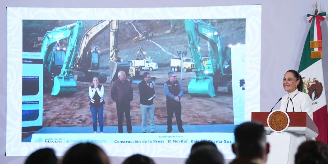 Enlace desde Palacio Nacional a Baja California Sur.