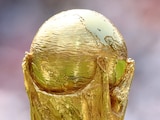 El Trofeo de la Copa FIFA antes del inicio de la gran final del Mundial 2026.