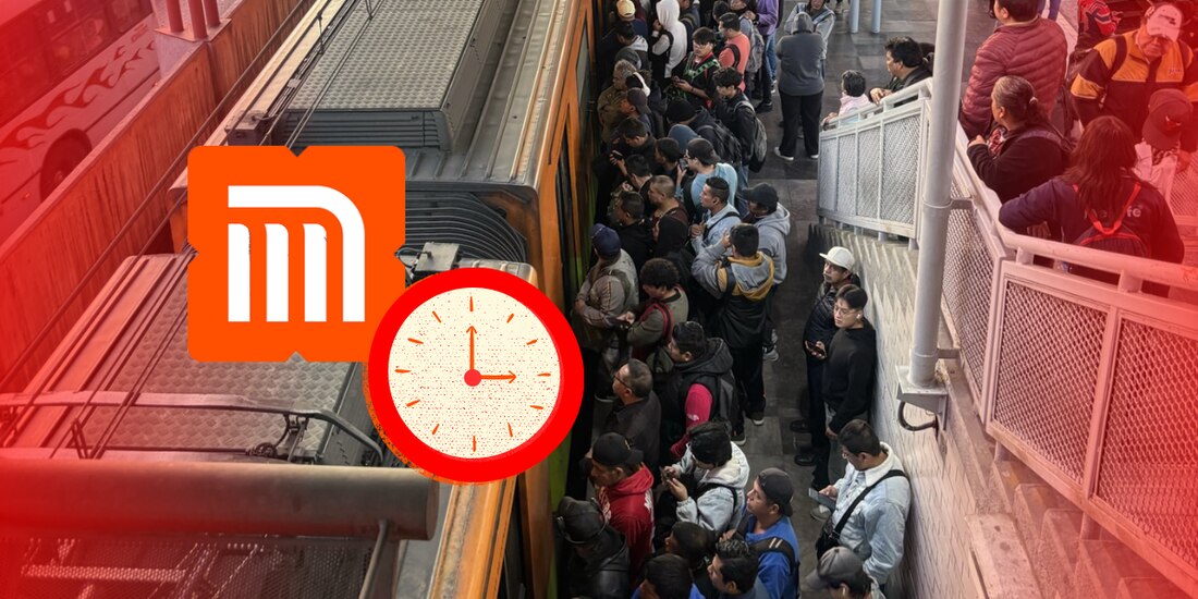 Tiempos de espera HOY en el Metro CDMX