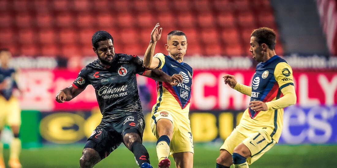 Tijuana y América se enfrentaron en la cancha del Estadio Caliente.
