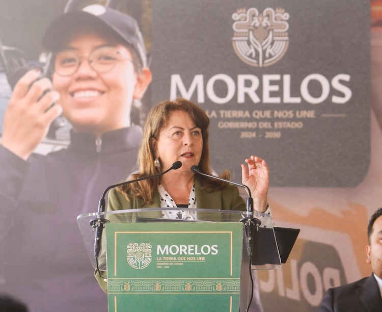 Margarita González Saravia, gobernadora de Morelos.