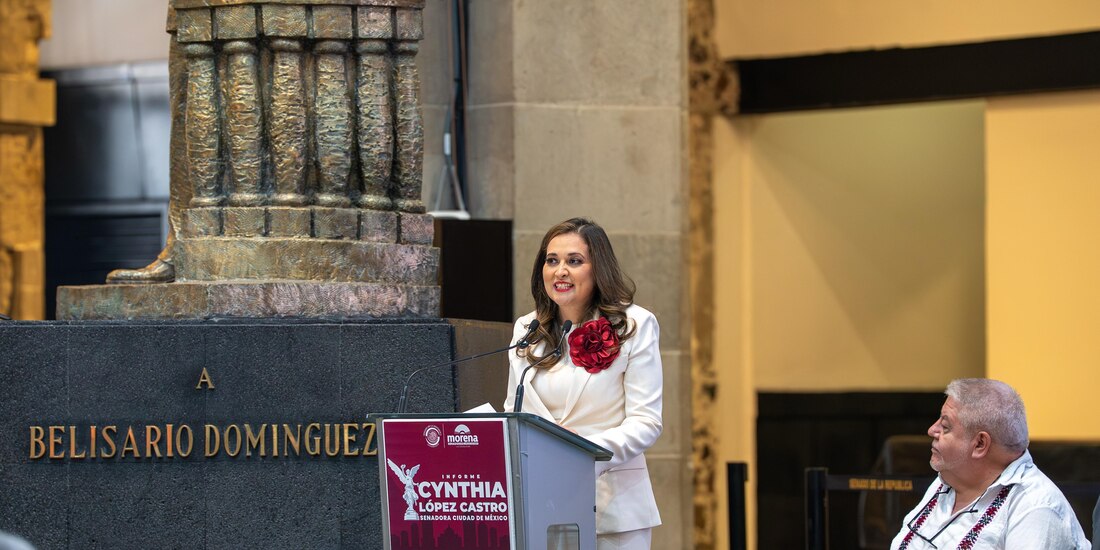 Cynthia López Castro es respaldada por Morena para ir por la Cuauhtémoc en 2027