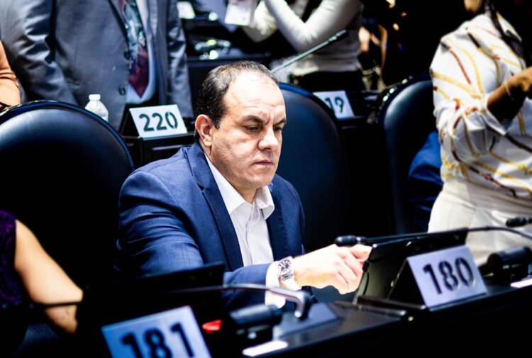 El exgobernador de Morelos Cuauhtémoc Blanco.