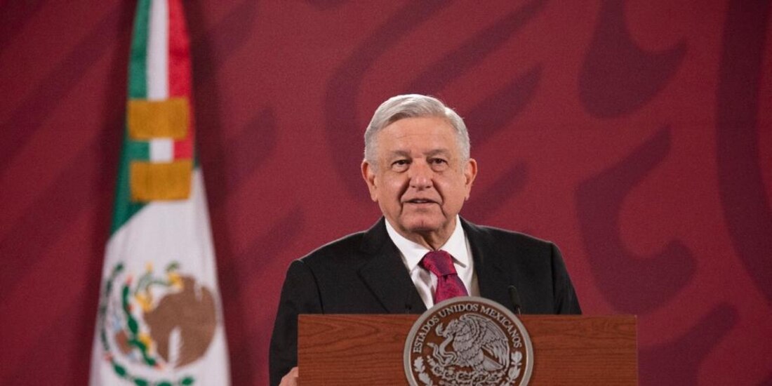 El presidente de México, Andrés Manuel López Obrador, el 13 de julio de 2020.