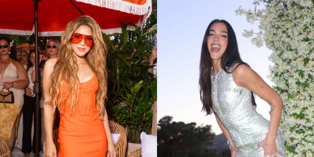 Shakira y Dua Lipa