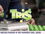 Resultados del Tris de hoy 9 de marzo del 2026.