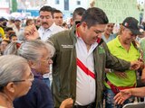 Ricardo Gallardo inaugura nueva área recreativa en Villa de Pozos, San Luis Potosí.