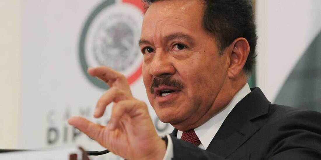 En la imagen Ignacio Mier, presidente de la Jucopo en San Lázaro, quein declaró que "nadie es indispensable en Morena"