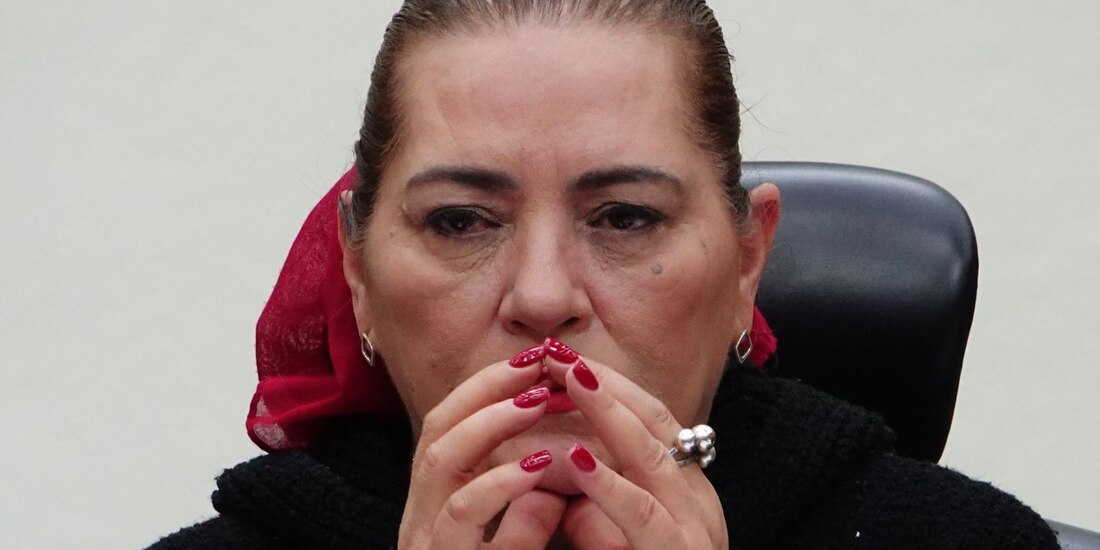 Guadalupe Taddei Zavala, consejera presidenta del Instituto Nacional Electoral (INE), durante la sesión ordinaria del Instituto Nacional Electoral en la sede de Tlalpan.