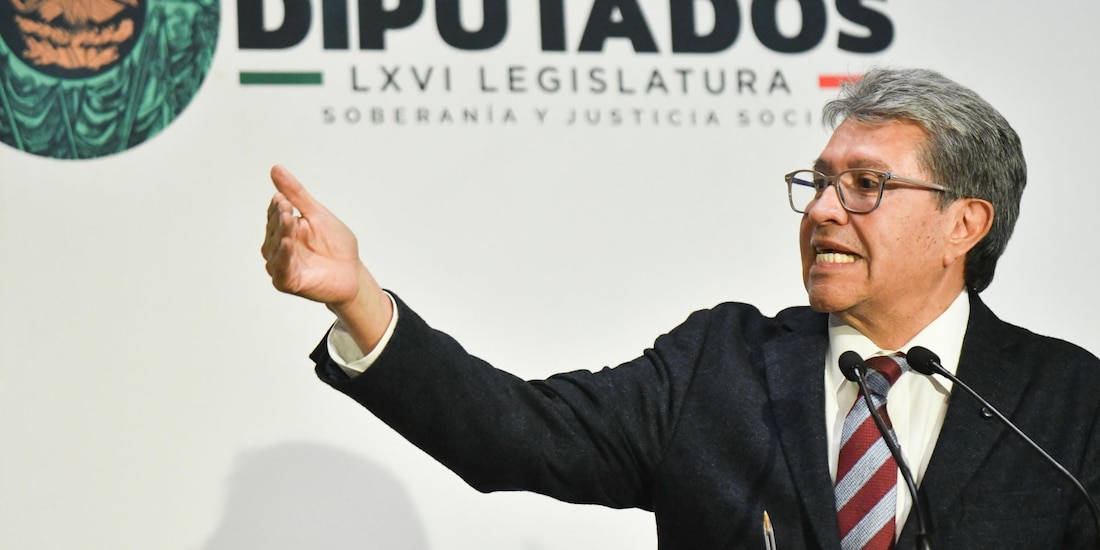 Ricardo Monreal, diputado y coordinador del grupo parlamentario de Morena en la Cámara de Diputados.