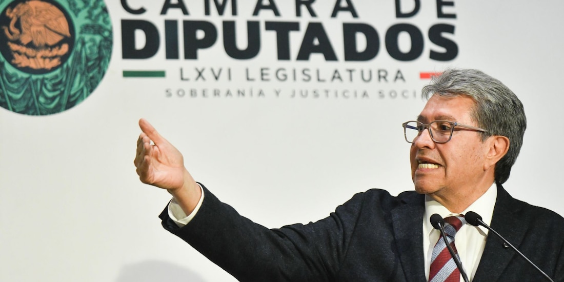 Ricardo Monreal, diputado y coordinador del grupo parlamentario de Morena en la Cámara de Diputados.