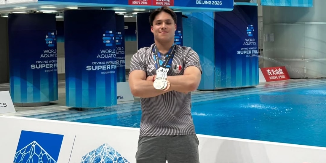 Osmar Olvera en la Súper Final de Clavados de China
