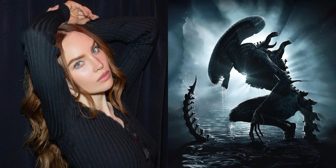 Belinda se disfraza de Xenomorfo, personaje de Alien, el octavo pasajero