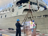 Marina zarpa con más de 718 toneladas de insumos
