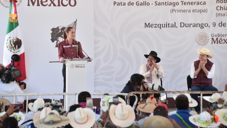 La presidenta Claudia Sheinbaum Pardo se comprometió a que próximamente también vendrá a Durango.