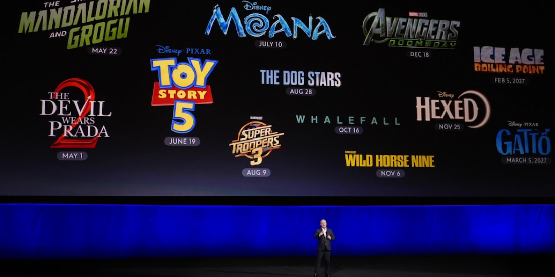 Alan Bergman, presidente de Disney Entertainment, Studios, The Walt Disney Company, en CinemaCon este jueves 16 de abril