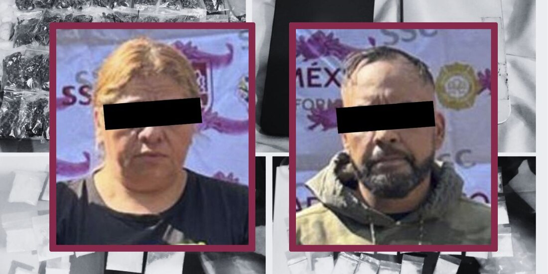 Detienen a "La Patrona", presunta líder de un grupo dedicado al narcomenudeo en CDMX, junto con su cómplice "Chayane".