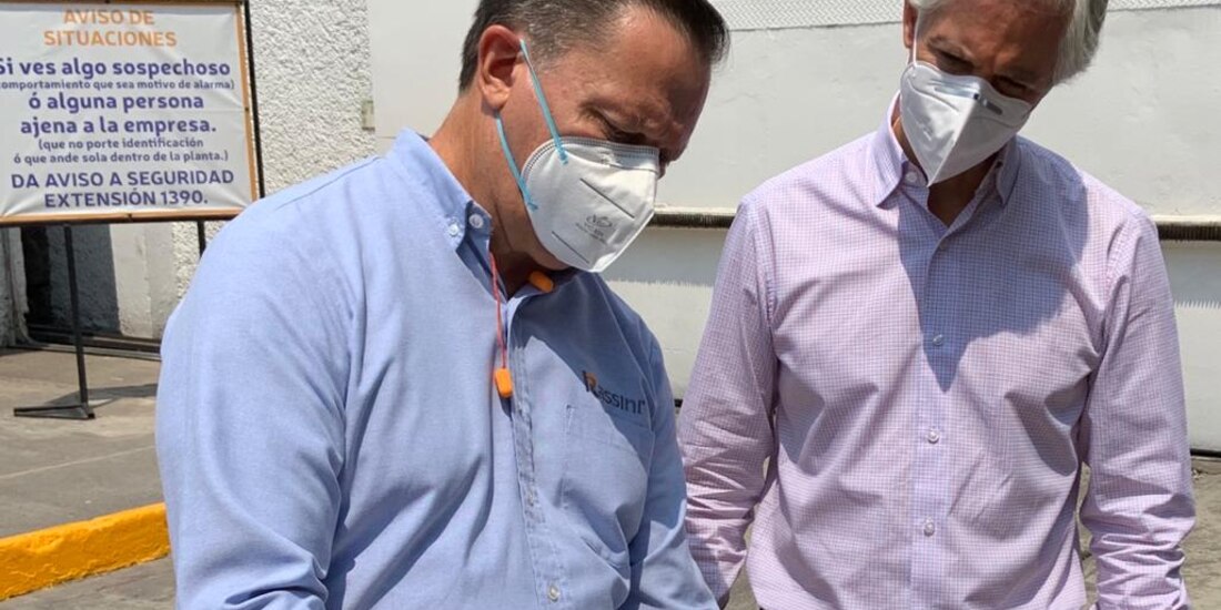 El gobernador Alfredo del Mazo visitó la planta de Rassini Suspensiones, ubicada en Xalostoc