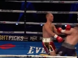 El momento del nocaut de Pierce O’Leary sobre Jan Marsalek.