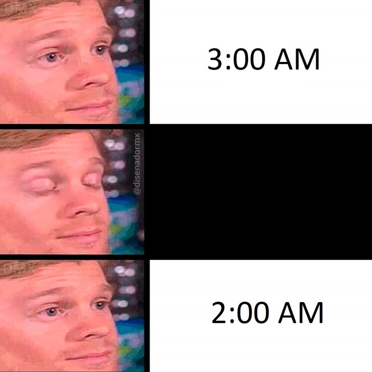 El reloj se retrasó automáticamente cuando dieron las 3:00 horas del 31 de octubre.