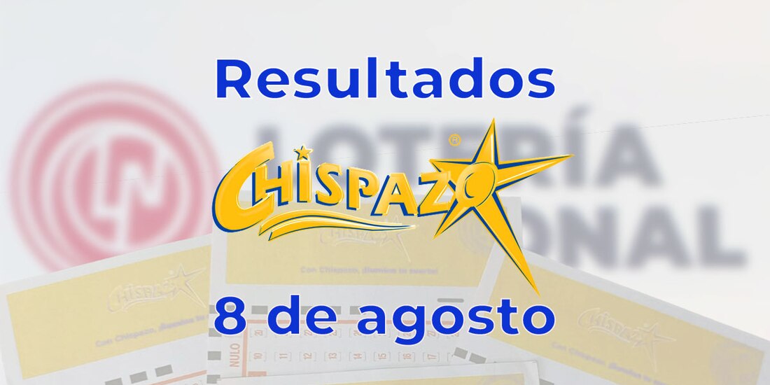 Resultados del Chispazo de hoy 8 de agosto del 2025.