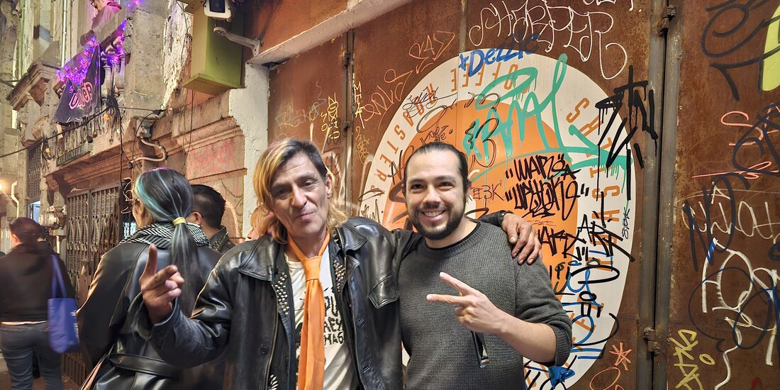 Luis Escobar, El Pikos, e Iván Barrientos, ayer.